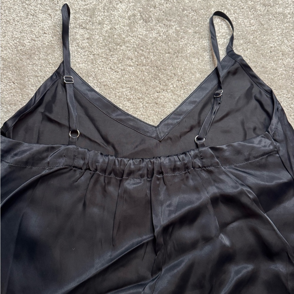 Athleta Cool Calm Slip Dress Size XS Black - Picture 6 of 10